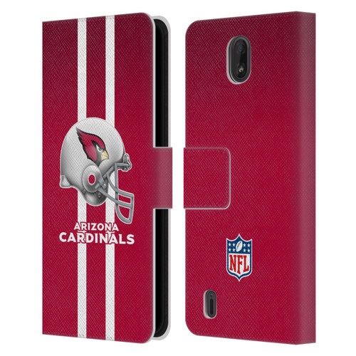 NFL Arizona Cardinals Logo Helmet Leather Book Wallet Case Cover For Nokia C01 Plus/C1 2nd Edition