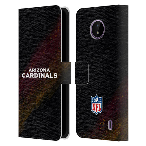 NFL Arizona Cardinals Logo Blur Leather Book Wallet Case Cover For Nokia C10 / C20