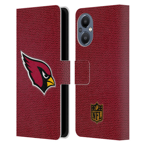 NFL Arizona Cardinals Logo Football Leather Book Wallet Case Cover For OnePlus Nord N20 5G