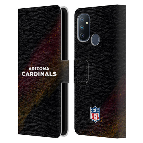 NFL Arizona Cardinals Logo Blur Leather Book Wallet Case Cover For OnePlus Nord N100