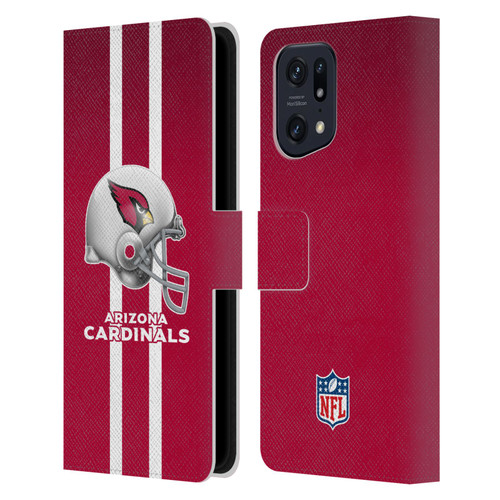 NFL Arizona Cardinals Logo Helmet Leather Book Wallet Case Cover For OPPO Find X5
