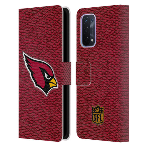 NFL Arizona Cardinals Logo Football Leather Book Wallet Case Cover For OPPO A54 5G