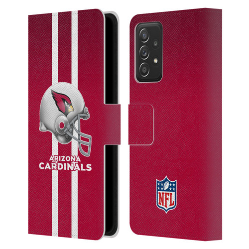 NFL Arizona Cardinals Logo Helmet Leather Book Wallet Case Cover For Samsung Galaxy A52 / A52s / 5G (2021)
