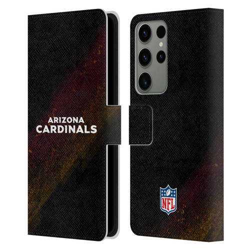 NFL Arizona Cardinals Logo Blur Leather Book Wallet Case Cover For Samsung Galaxy S23 Ultra 5G