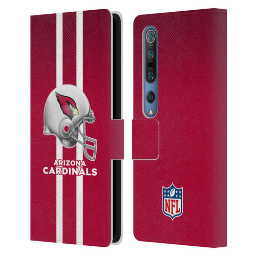 NFL Arizona Cardinals Logo Helmet Leather Book Wallet Case Cover For Xiaomi Mi 10 5G / Mi 10 Pro 5G