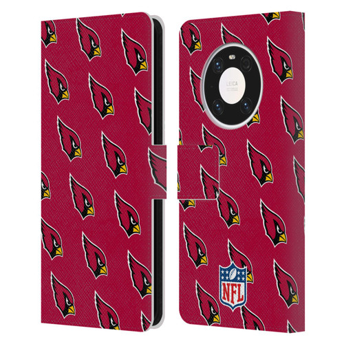 NFL Arizona Cardinals Artwork Patterns Leather Book Wallet Case Cover For Huawei Mate 40 Pro 5G