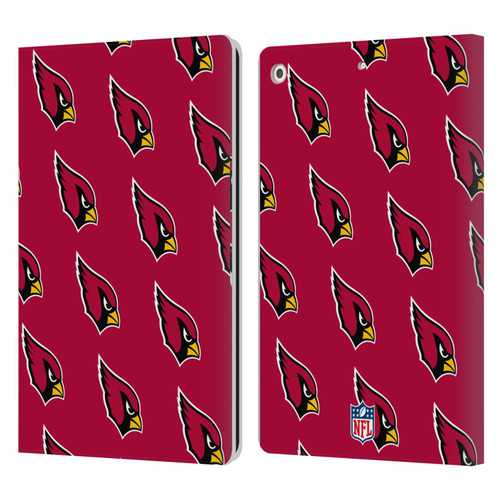 NFL Arizona Cardinals Artwork Patterns Leather Book Wallet Case Cover For Apple iPad 10.2 2019/2020/2021
