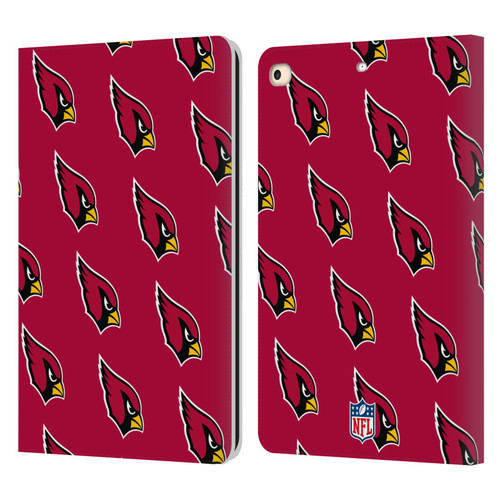 NFL Arizona Cardinals Artwork Patterns Leather Book Wallet Case Cover For Apple iPad 9.7 2017 / iPad 9.7 2018