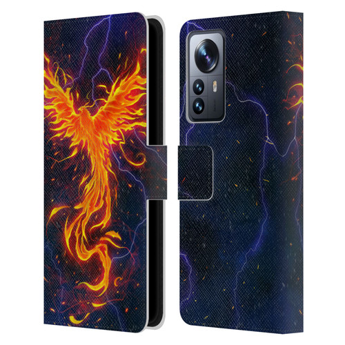 Christos Karapanos Phoenix 3 Rage Leather Book Wallet Case Cover For Xiaomi 12 Pro