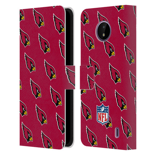 NFL Arizona Cardinals Artwork Patterns Leather Book Wallet Case Cover For Nokia C10 / C20