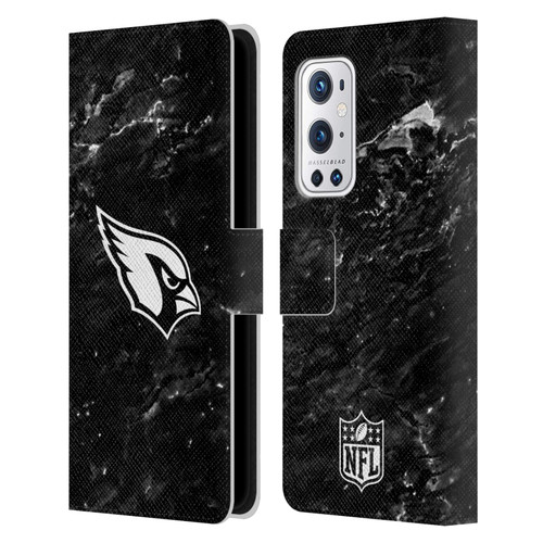 NFL Arizona Cardinals Artwork Marble Leather Book Wallet Case Cover For OnePlus 9 Pro