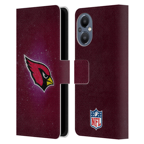 NFL Arizona Cardinals Artwork LED Leather Book Wallet Case Cover For OnePlus Nord N20 5G