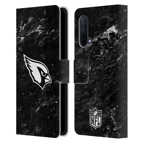 NFL Arizona Cardinals Artwork Marble Leather Book Wallet Case Cover For OnePlus Nord CE 5G