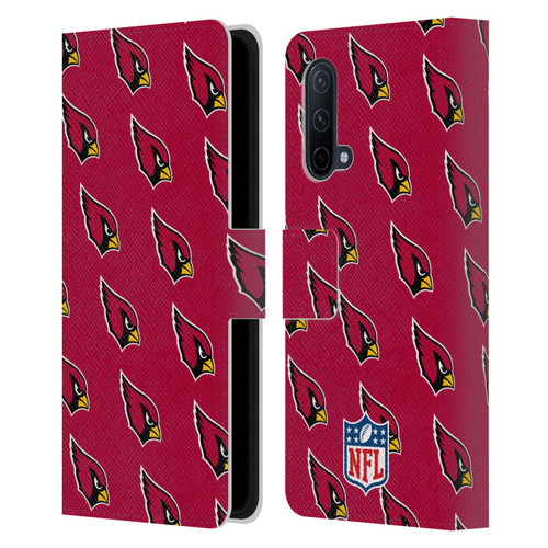 NFL Arizona Cardinals Artwork Patterns Leather Book Wallet Case Cover For OnePlus Nord CE 5G