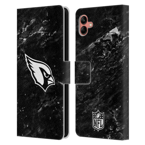 NFL Arizona Cardinals Artwork Marble Leather Book Wallet Case Cover For Samsung Galaxy A04 (2022)