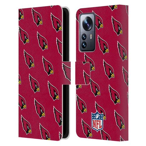 NFL Arizona Cardinals Artwork Patterns Leather Book Wallet Case Cover For Xiaomi 12 Pro
