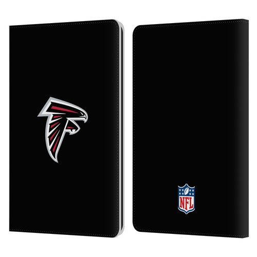 NFL Atlanta Falcons Logo Plain Leather Book Wallet Case Cover For Amazon Kindle Paperwhite 1 / 2 / 3