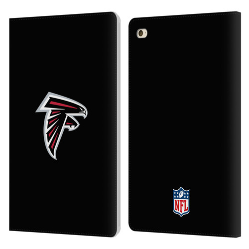 NFL Atlanta Falcons Logo Plain Leather Book Wallet Case Cover For Apple iPad mini 4