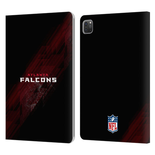 NFL Atlanta Falcons Logo Blur Leather Book Wallet Case Cover For Apple iPad Pro 11 2020 / 2021 / 2022