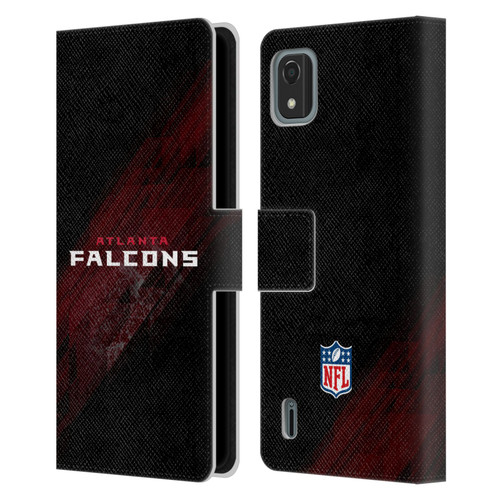 NFL Atlanta Falcons Logo Blur Leather Book Wallet Case Cover For Nokia C2 2nd Edition