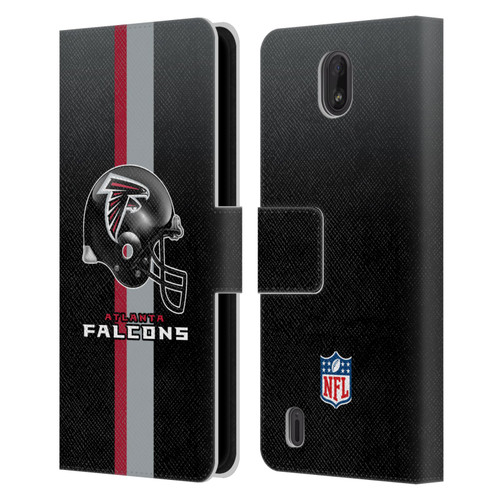 NFL Atlanta Falcons Logo Helmet Leather Book Wallet Case Cover For Nokia C01 Plus/C1 2nd Edition