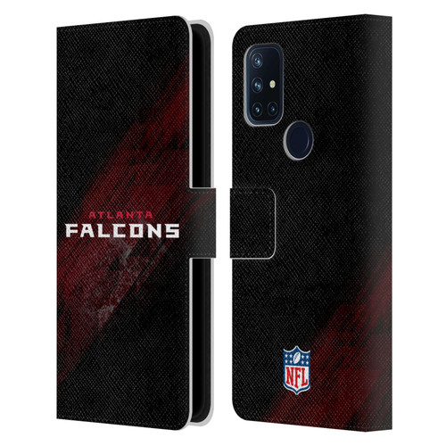 NFL Atlanta Falcons Logo Blur Leather Book Wallet Case Cover For OnePlus Nord N10 5G