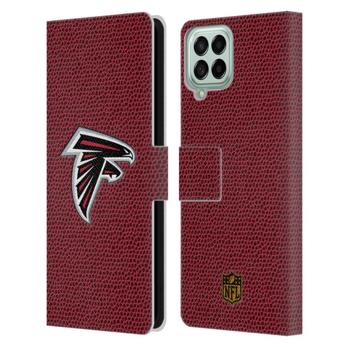 NFL Atlanta Falcons Logo Football Leather Book Wallet Case Cover For Samsung Galaxy M53 (2022)