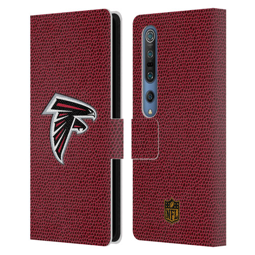 NFL Atlanta Falcons Logo Football Leather Book Wallet Case Cover For Xiaomi Mi 10 5G / Mi 10 Pro 5G