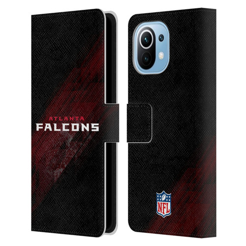NFL Atlanta Falcons Logo Blur Leather Book Wallet Case Cover For Xiaomi Mi 11
