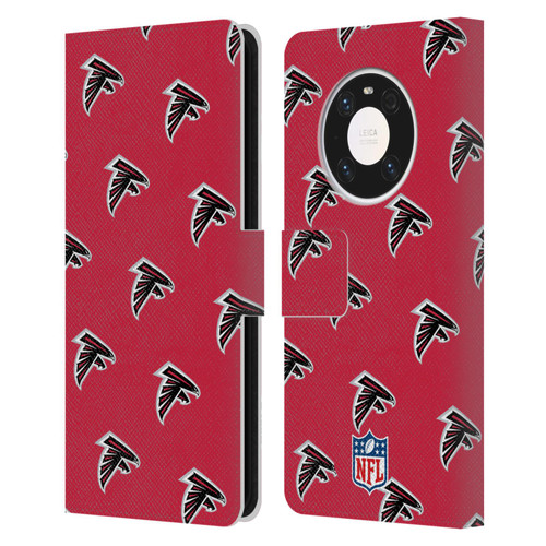 NFL Atlanta Falcons Artwork Patterns Leather Book Wallet Case Cover For Huawei Mate 40 Pro 5G