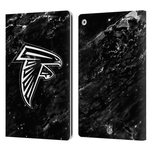 NFL Atlanta Falcons Artwork Marble Leather Book Wallet Case Cover For Apple iPad 10.2 2019/2020/2021