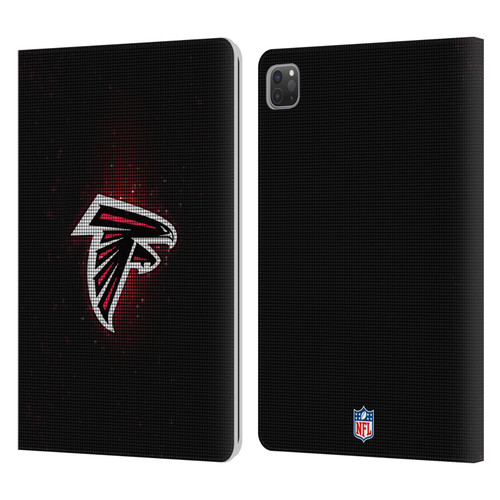 NFL Atlanta Falcons Artwork LED Leather Book Wallet Case Cover For Apple iPad Pro 11 2020 / 2021 / 2022