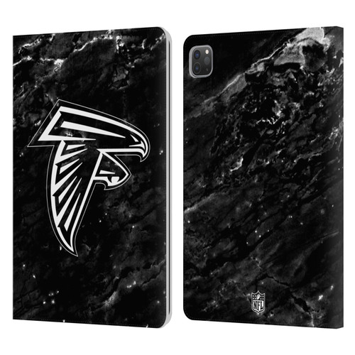 NFL Atlanta Falcons Artwork Marble Leather Book Wallet Case Cover For Apple iPad Pro 11 2020 / 2021 / 2022