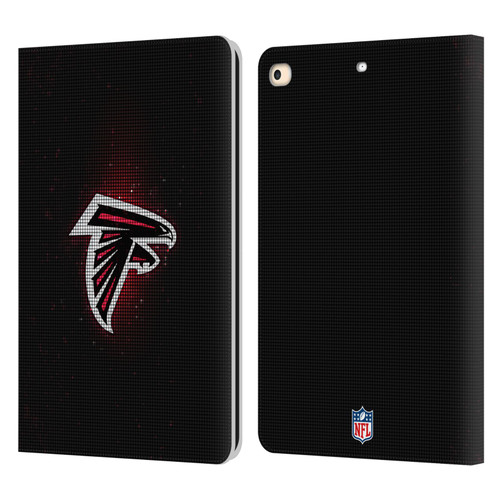 NFL Atlanta Falcons Artwork LED Leather Book Wallet Case Cover For Apple iPad 9.7 2017 / iPad 9.7 2018