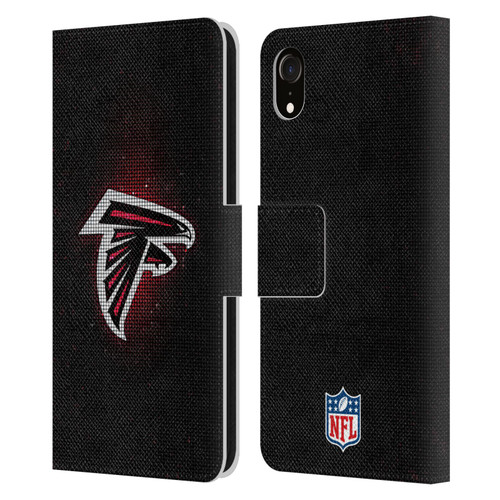 NFL Atlanta Falcons Artwork LED Leather Book Wallet Case Cover For Apple iPhone XR