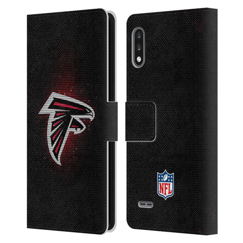 NFL Atlanta Falcons Artwork LED Leather Book Wallet Case Cover For LG K22