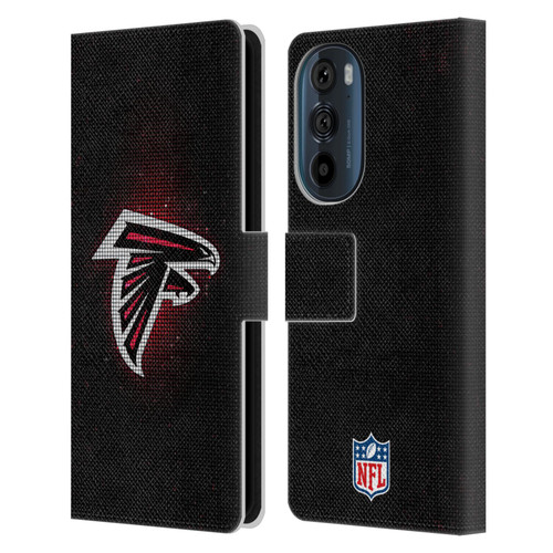 NFL Atlanta Falcons Artwork LED Leather Book Wallet Case Cover For Motorola Edge 30