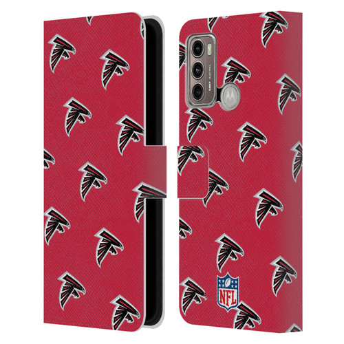 NFL Atlanta Falcons Artwork Patterns Leather Book Wallet Case Cover For Motorola Moto G60 / Moto G40 Fusion