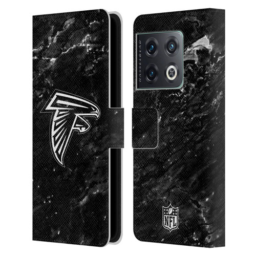 NFL Atlanta Falcons Artwork Marble Leather Book Wallet Case Cover For OnePlus 10 Pro