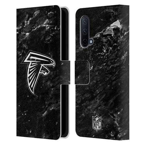 NFL Atlanta Falcons Artwork Marble Leather Book Wallet Case Cover For OnePlus Nord CE 5G