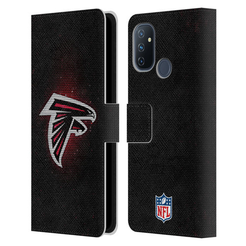 NFL Atlanta Falcons Artwork LED Leather Book Wallet Case Cover For OnePlus Nord N100
