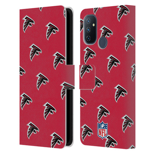 NFL Atlanta Falcons Artwork Patterns Leather Book Wallet Case Cover For OnePlus Nord N100