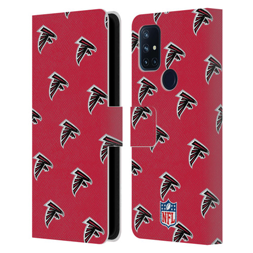 NFL Atlanta Falcons Artwork Patterns Leather Book Wallet Case Cover For OnePlus Nord N10 5G