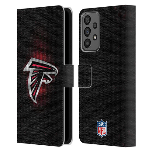 NFL Atlanta Falcons Artwork LED Leather Book Wallet Case Cover For Samsung Galaxy A73 5G (2022)
