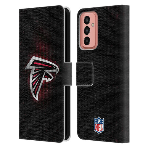 NFL Atlanta Falcons Artwork LED Leather Book Wallet Case Cover For Samsung Galaxy M13 (2022)