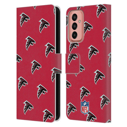 NFL Atlanta Falcons Artwork Patterns Leather Book Wallet Case Cover For Samsung Galaxy M13 (2022)