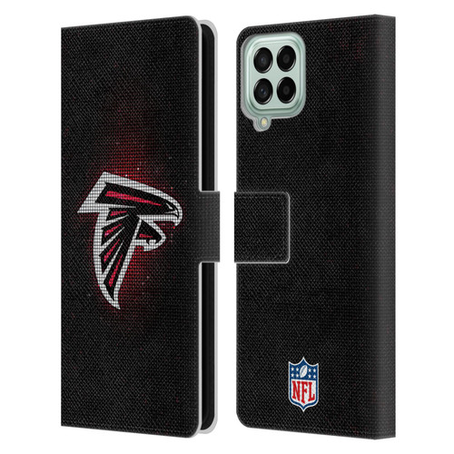NFL Atlanta Falcons Artwork LED Leather Book Wallet Case Cover For Samsung Galaxy M53 (2022)