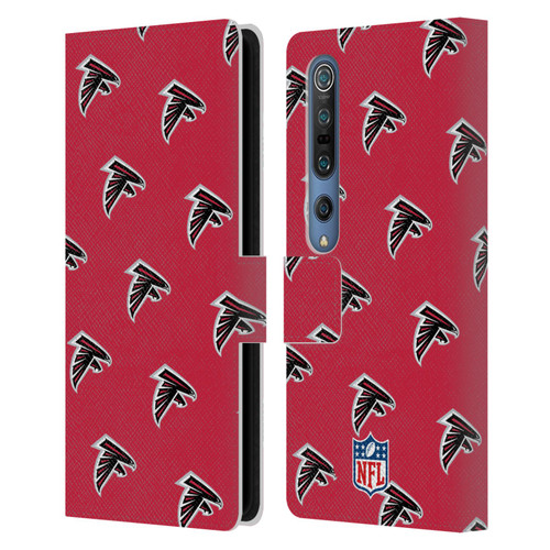 NFL Atlanta Falcons Artwork Patterns Leather Book Wallet Case Cover For Xiaomi Mi 10 5G / Mi 10 Pro 5G