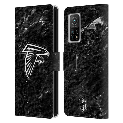 NFL Atlanta Falcons Artwork Marble Leather Book Wallet Case Cover For Xiaomi Mi 10T 5G