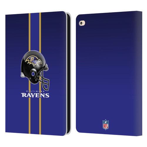 NFL Baltimore Ravens Logo Helmet Leather Book Wallet Case Cover For Apple iPad Air 2 (2014)